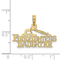 Load image into Gallery viewer, 14k FIREFIGHTER&#39;S DAUGHTER Charm
