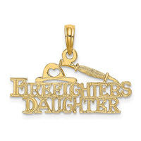 Load image into Gallery viewer, 14k FIREFIGHTER&#39;S DAUGHTER Charm
