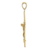 Load image into Gallery viewer, 14K W/ Satin Finish Crucifix Charm
