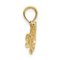 Load image into Gallery viewer, 14k I LOVE MY FIREFIGHTER Charm
