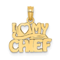 Load image into Gallery viewer, 14k I LOVE MY CHIEF Charm
