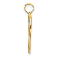 Load image into Gallery viewer, 14k w/Rhodium LOVE w/Hearts Pendant
