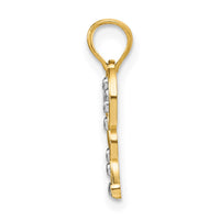 Load image into Gallery viewer, 14k w/ Rhodium Butterfly Charm
