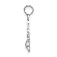 Load image into Gallery viewer, 14K White Gold Little Boy Pendant
