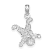 Load image into Gallery viewer, 14K White Gold Little Boy Pendant

