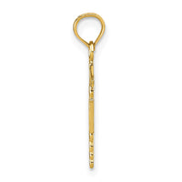 Load image into Gallery viewer, 14k Polished R.N. Pendant
