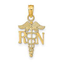 Load image into Gallery viewer, 14k Polished R.N. Pendant
