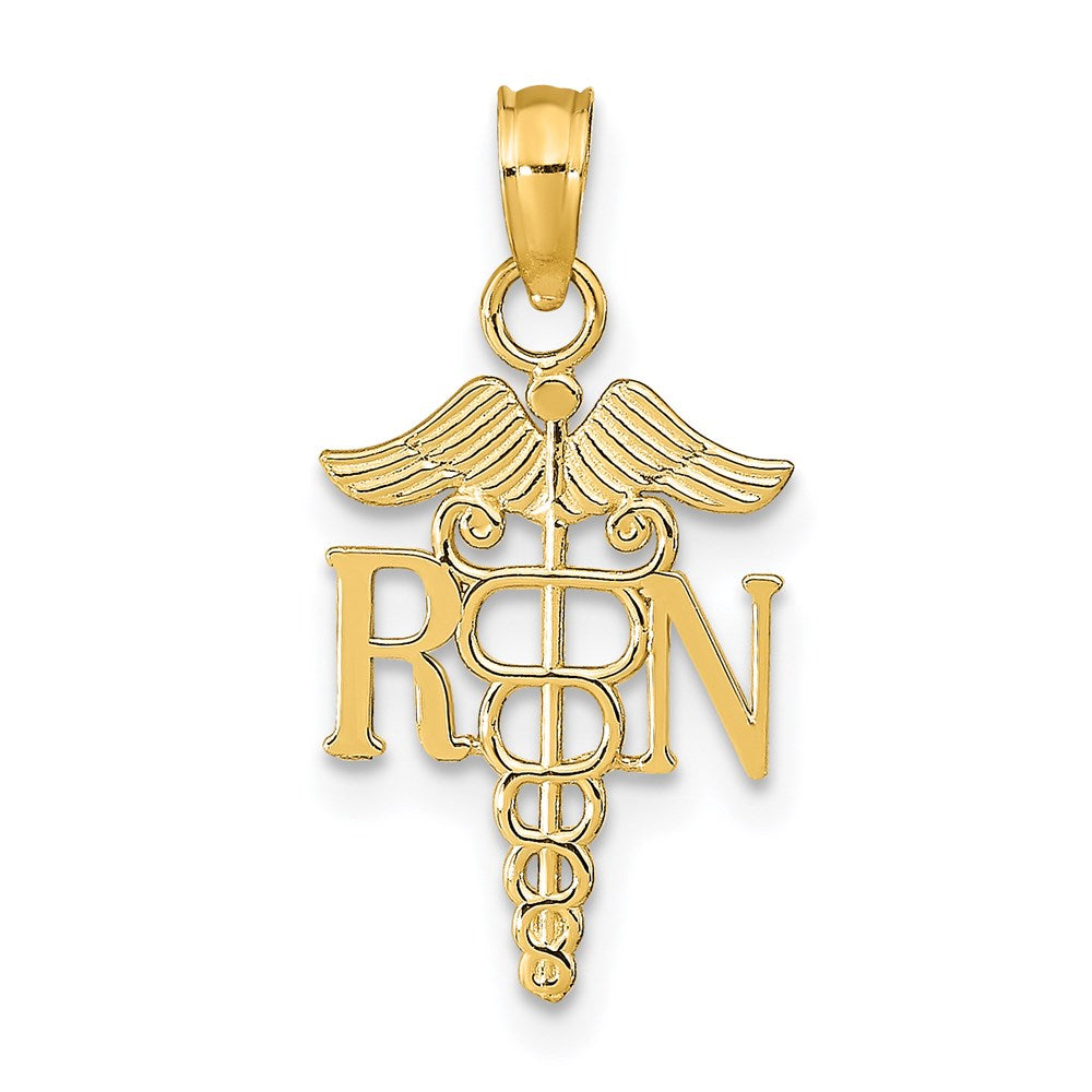 14k Polished R.N. Pendant