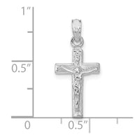 Load image into Gallery viewer, 14k White Gold Crucifix Pendant
