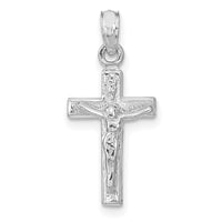 Load image into Gallery viewer, 14k White Gold Crucifix Pendant
