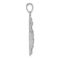 Load image into Gallery viewer, 14k White Gold Crucifix Pendant
