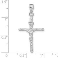 Load image into Gallery viewer, 14k White Gold Crucifix Pendant
