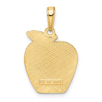 Load image into Gallery viewer, 14k Solid NEW YORK Skyline on Small Apple Pendant
