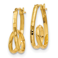 Load image into Gallery viewer, 14K Polished Fancy Earrings
