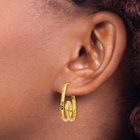 Load image into Gallery viewer, 14K Polished Fancy Earrings

