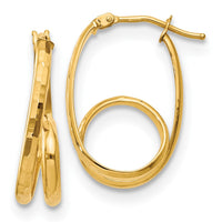 Load image into Gallery viewer, 14K Polished Fancy Earrings
