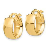 Load image into Gallery viewer, 14K 6mm High Polished Hoop Earrings
