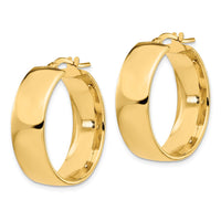 Load image into Gallery viewer, 14K 8mm High Polished Hoop Earrings
