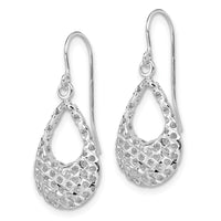 Load image into Gallery viewer, 14K White Gold Shepherd Hook Earrings
