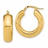 14k Polished Hoop Earrings