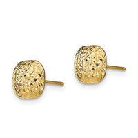 Load image into Gallery viewer, 14k Polished D/C Button Post Earrings
