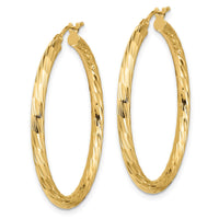 Load image into Gallery viewer, 14k Polished D/C Hoop Earrings
