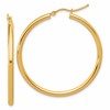14k Polished 2.5mm Lightweight Tube Hoop Earrings
