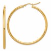 14k Polished 2.5mm Lightweight Tube Hoop Earrings