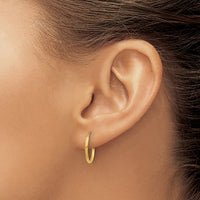 Load image into Gallery viewer, 14k 1.00mm Endless Hoop Earring
