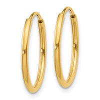 Load image into Gallery viewer, 14k 1.00mm Endless Hoop Earring
