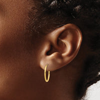 Load image into Gallery viewer, 14k 1.00mm Endless Hoop Earring
