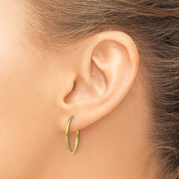 Load image into Gallery viewer, 14k 1.00mm Endless Hoop Earring
