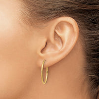 Load image into Gallery viewer, 14k 1.00mm Endless Hoop Earring
