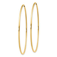 Load image into Gallery viewer, 14k 1.00mm Endless Hoop Earring
