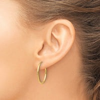 Load image into Gallery viewer, 14k 1.2mm Polished Round Endless Hoop Earrings
