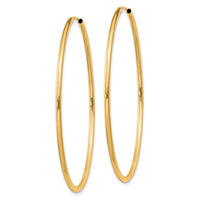 Load image into Gallery viewer, 14k 1.2mm Polished Round Endless Hoop Earrings
