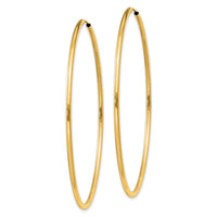 Load image into Gallery viewer, 14k 1.2mm Polished Round Endless Hoop Earrings

