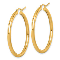 Load image into Gallery viewer, 14k Polished 3mm Polished Hoop Earrings
