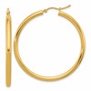 14k Polished 3mm Polished Hoop Earrings