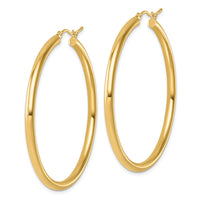 Load image into Gallery viewer, 14k Polished 3mm Polished Hoop Earrings
