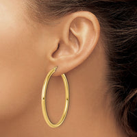 Load image into Gallery viewer, 14k Polished 3mm Polished Hoop Earrings
