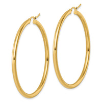 Load image into Gallery viewer, 14k Polished 3mm Polished Hoop Earrings
