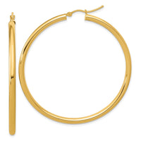 Load image into Gallery viewer, 14k Polished 3mm Polished Hoop Earrings
