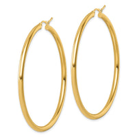 Load image into Gallery viewer, 14k Polished 3mm Polished Hoop Earrings
