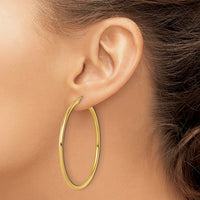 Load image into Gallery viewer, 14k Polished 2.5mm Polished Hoop Earrings

