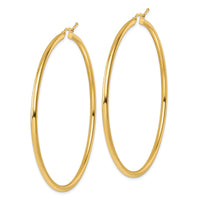 Load image into Gallery viewer, 14k Polished 2.5mm Polished Hoop Earrings
