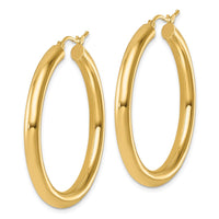 Load image into Gallery viewer, 14k Polished 4mm Polished Hoop Earrings
