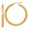 14k Polished 4mm Polished Hoop Earrings
