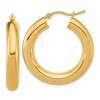 14k Polished 5mm Polished Hoop Earrings