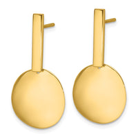 Load image into Gallery viewer, 14K Polished  Drop Post Earrings
